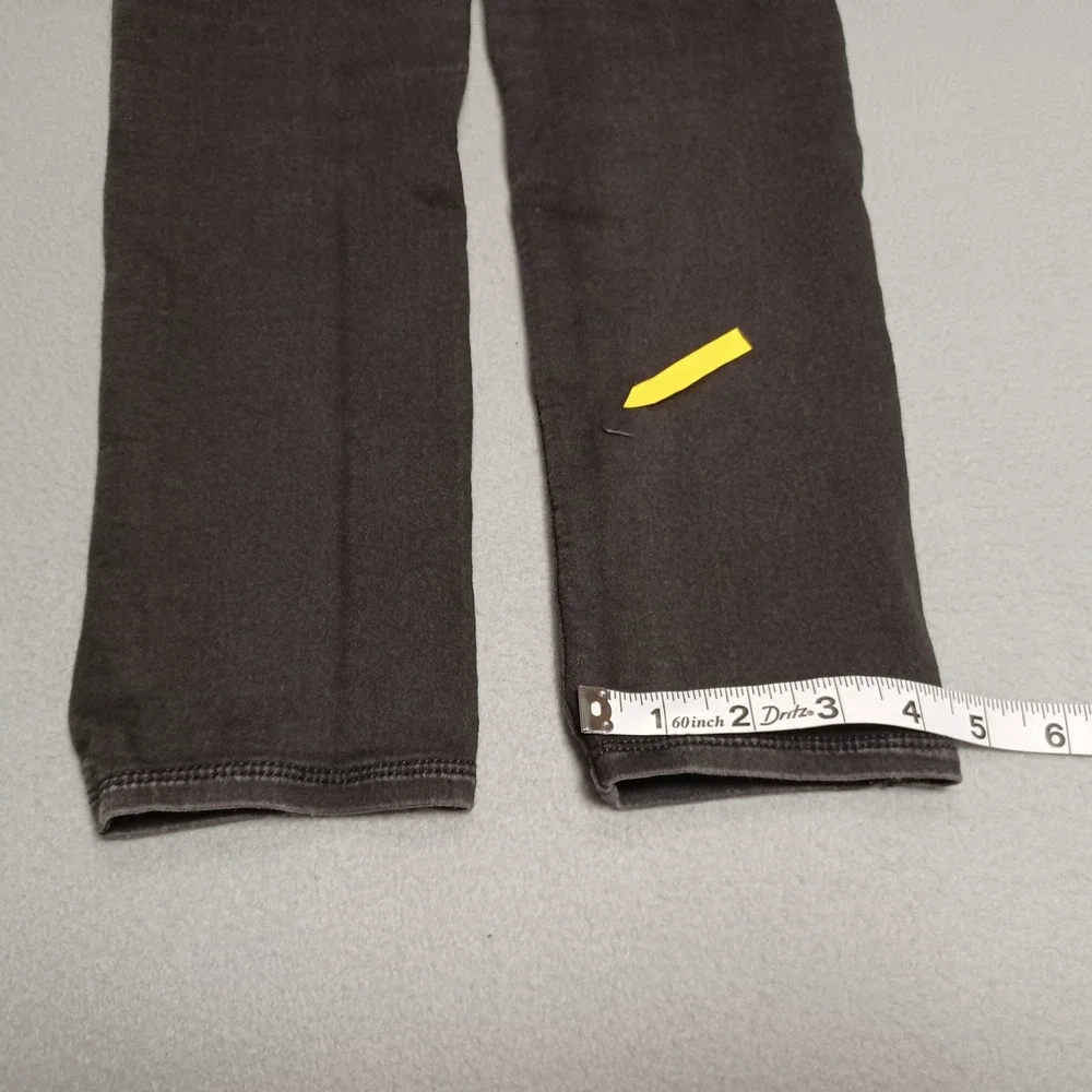 Old Navy Jeggings Girls 14 Black‎ Ballerina Black Rinse Zipper Faux Pocket Pants